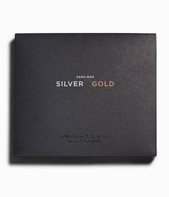 Zara silver + gold 2x100ml